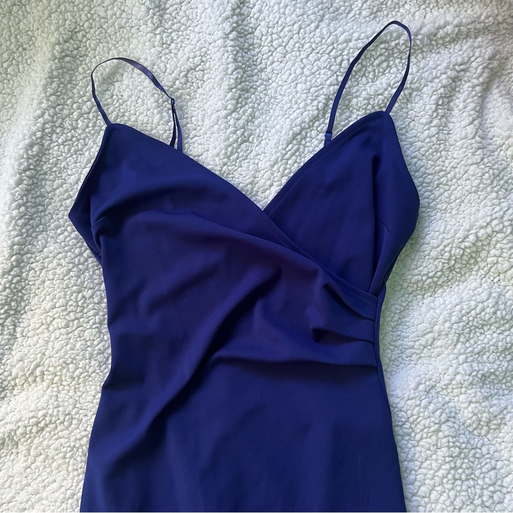 Royal Blue Asymmetrical Dress
